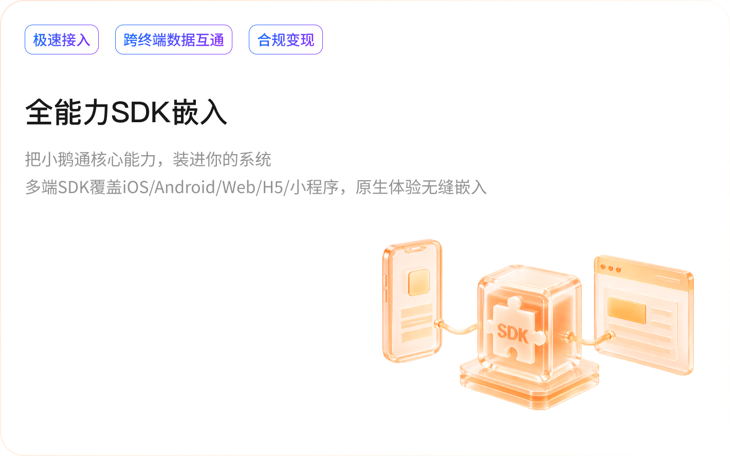 全能力SDK嵌入